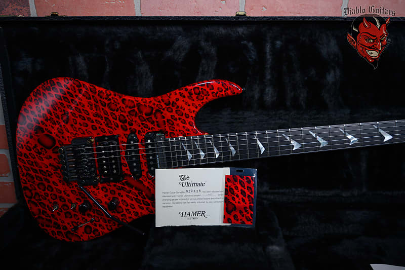 Hamer Chaparral Elite Red & Black Dragon Skin 1989 w/OHSC