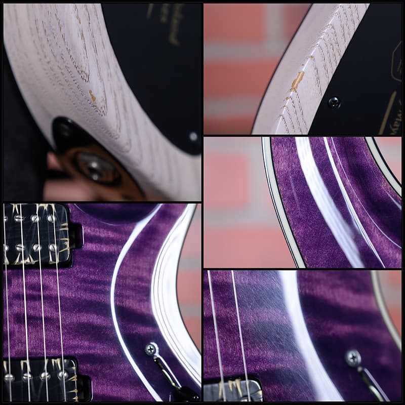 Mayones Regius Core 6 Flame Maple Top Trans Purple 2020 w/OHSC