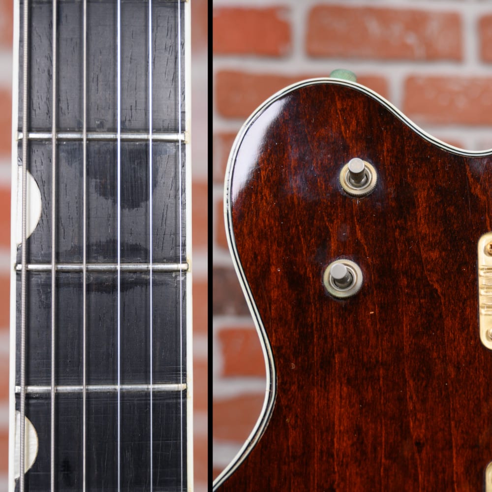 
                      
                        Gretsch 6122 Chet Atkins Country Gentleman Walnut 1965 w/OHSC
                      
                    