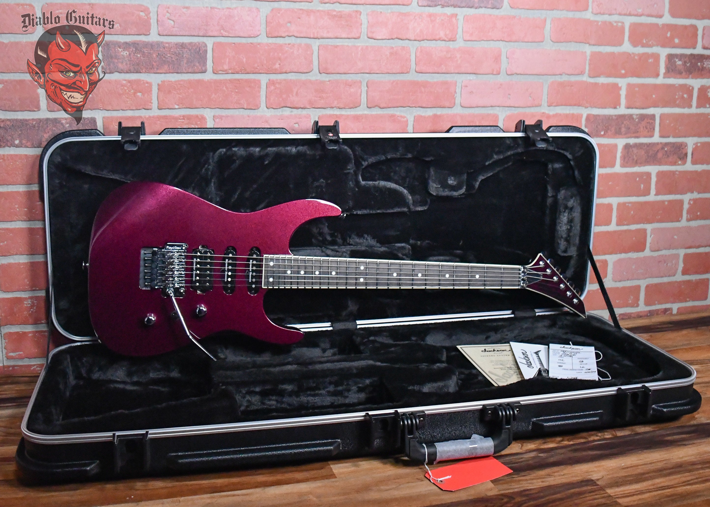 Jackson USA Custom Shop SL HSS Soloist Oxblood 2024 w/OHSC