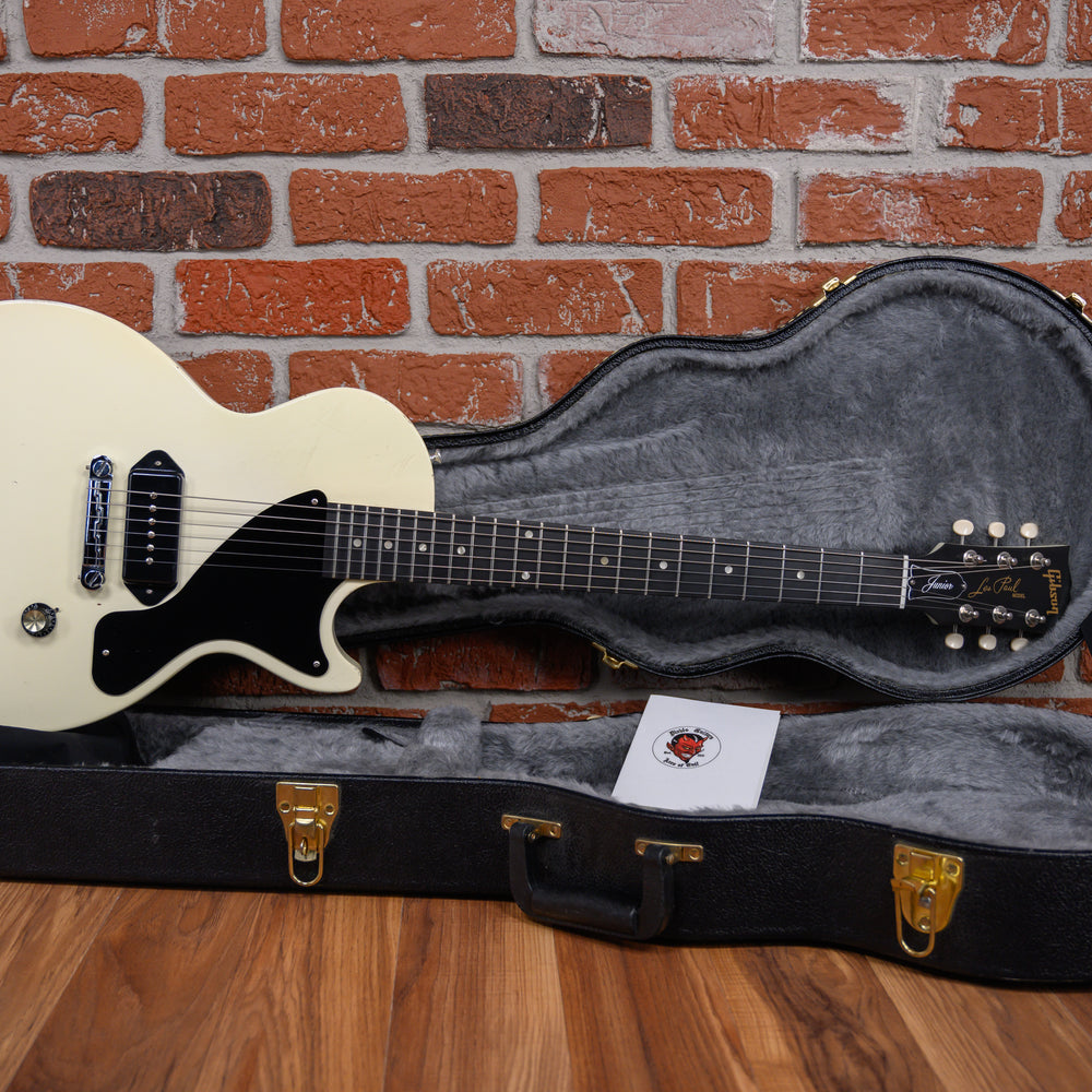 Gibson Les Paul Junior Satin White 2010 w/Hard Shell Case