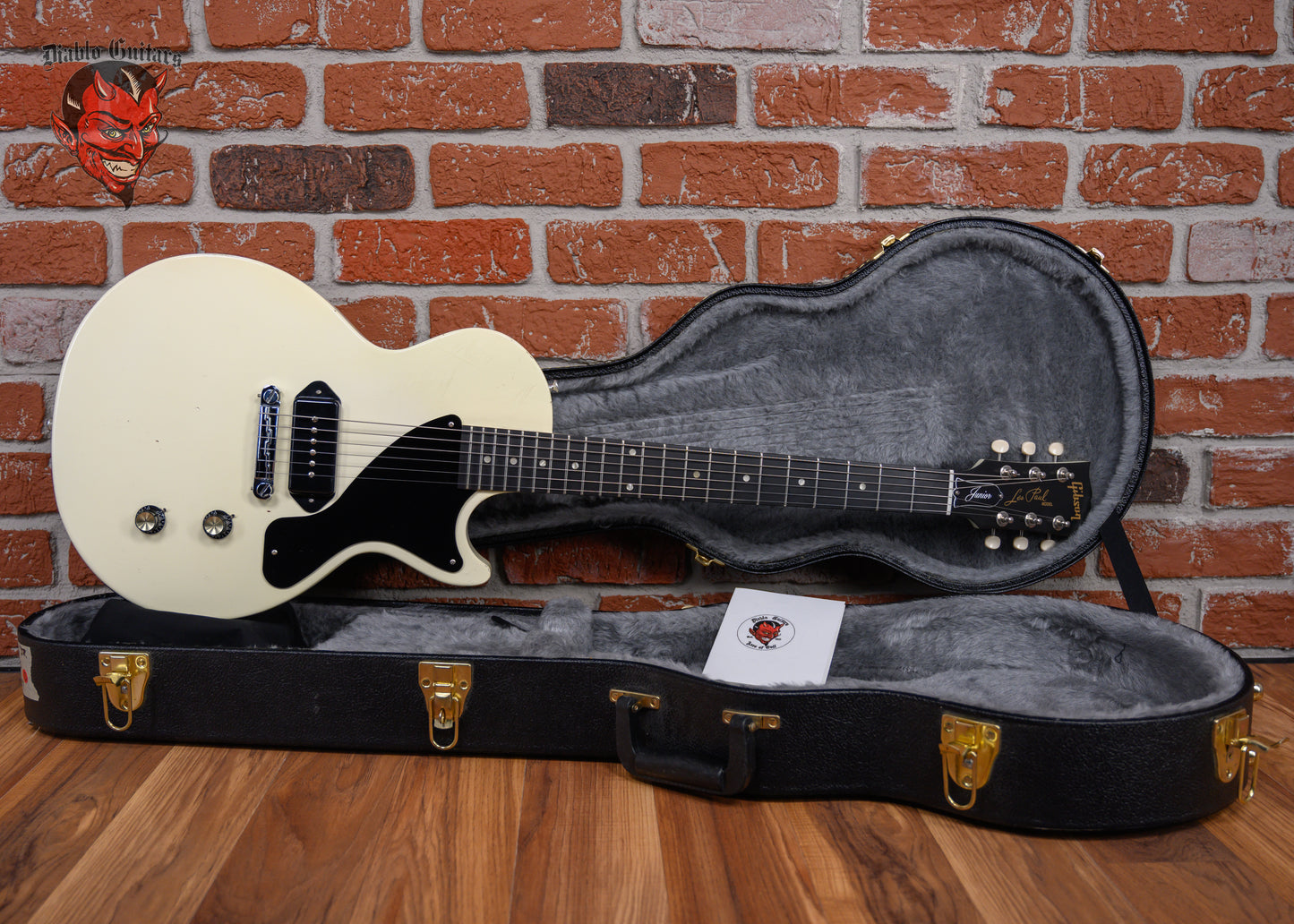 Gibson Les Paul Junior Satin White 2010 w/Hard Shell Case