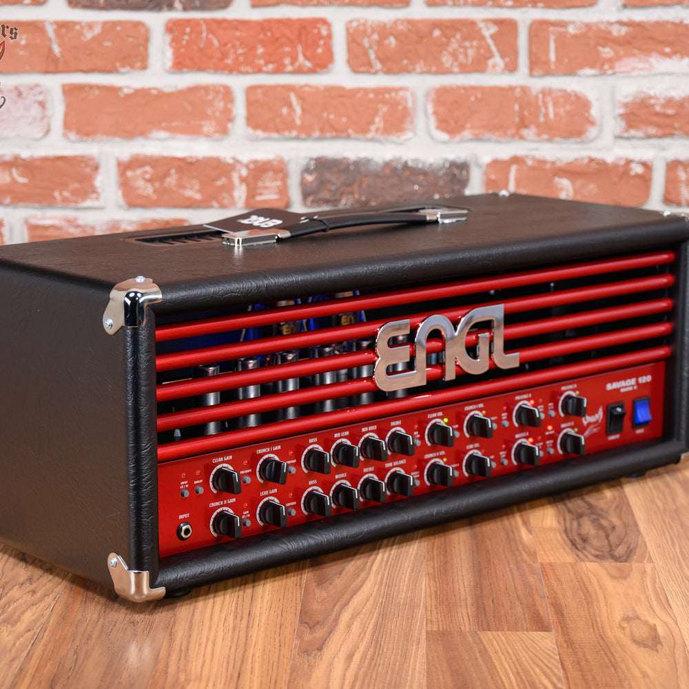 Engl Limited Edition Obscura E-610II-OS Savage 120 MKII  Black Tolex with Red Face Plate and Blue Illumination