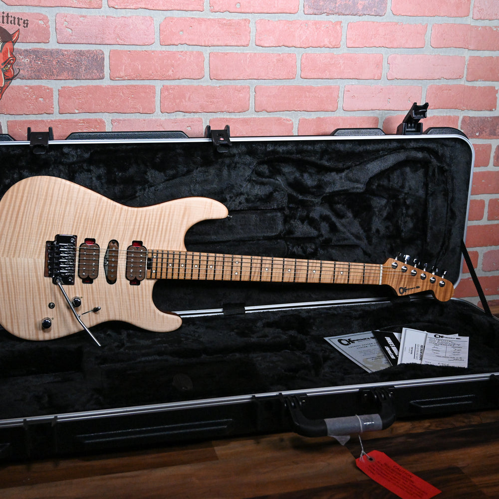 Charvel USA Custom Shop Guthrie Govan Signature HSH Natural Flame Maple Top caramelized Flame Maple Neck 2024 w/OHSC