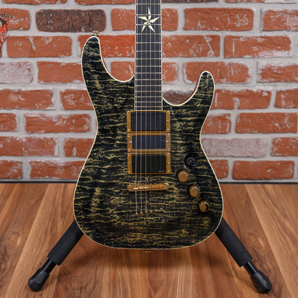 Schecter C-1 Exotic Star Snow Leppard 2007 w/Hard Shell Case