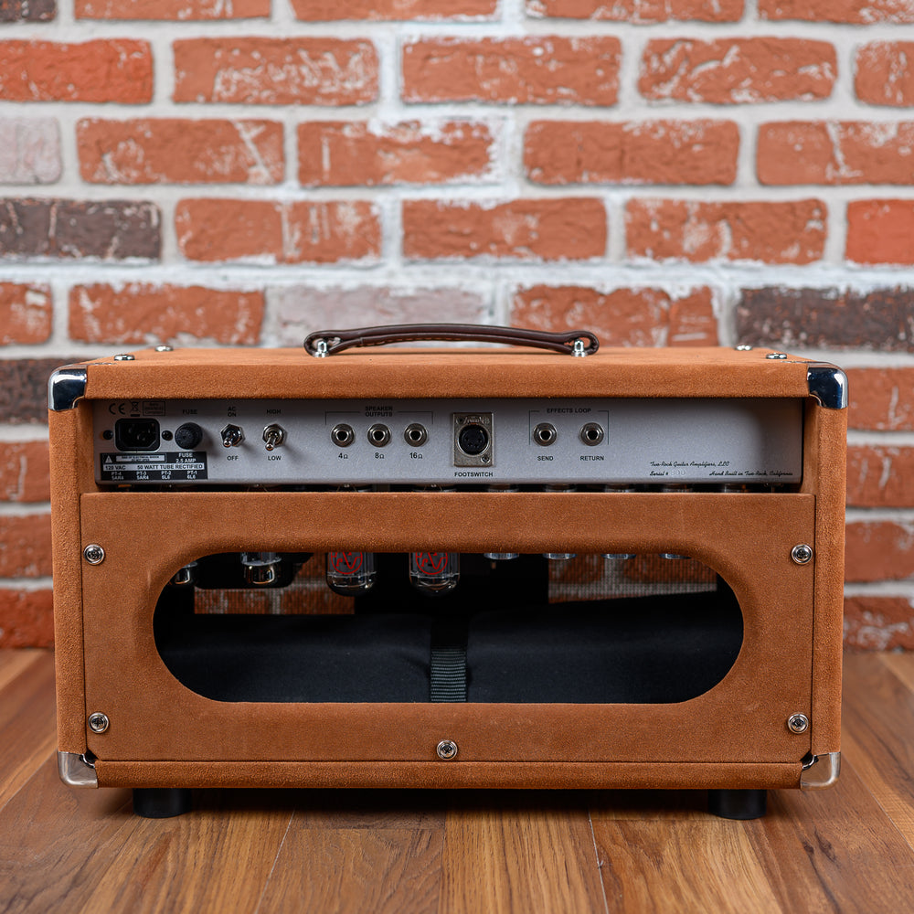 
                      
                        Two Rock Classic Reverb Signature 6L6 / 5881 50-Watt Guitar Matching Half Stack 2022 Tobacco Suede
                      
                    