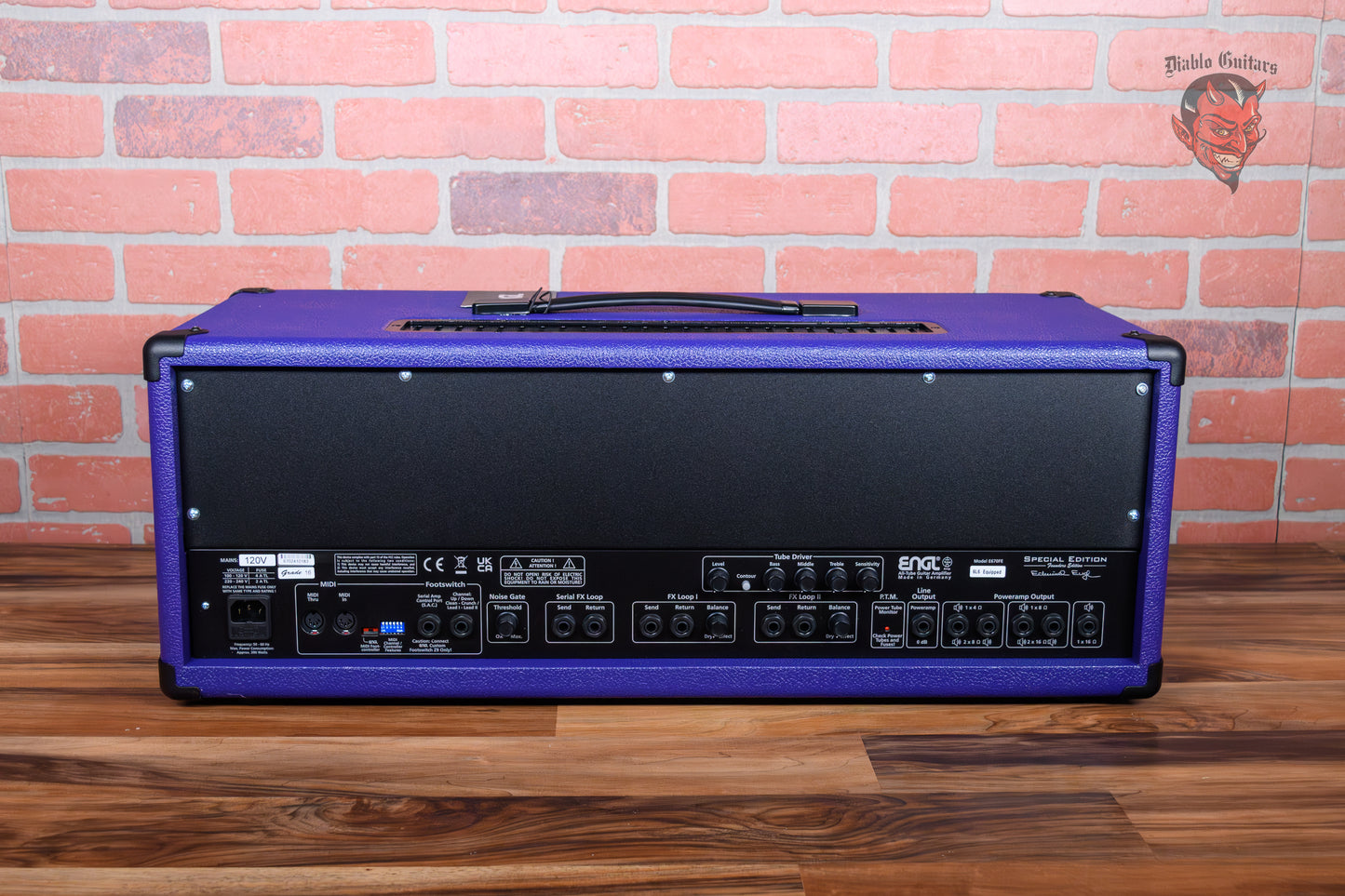 Engl Custom Shop Special Edition Founders Edition E670FE 5-Channel 100-Watt Guitar Amp Head 6L6 Tubes Purple Bronco