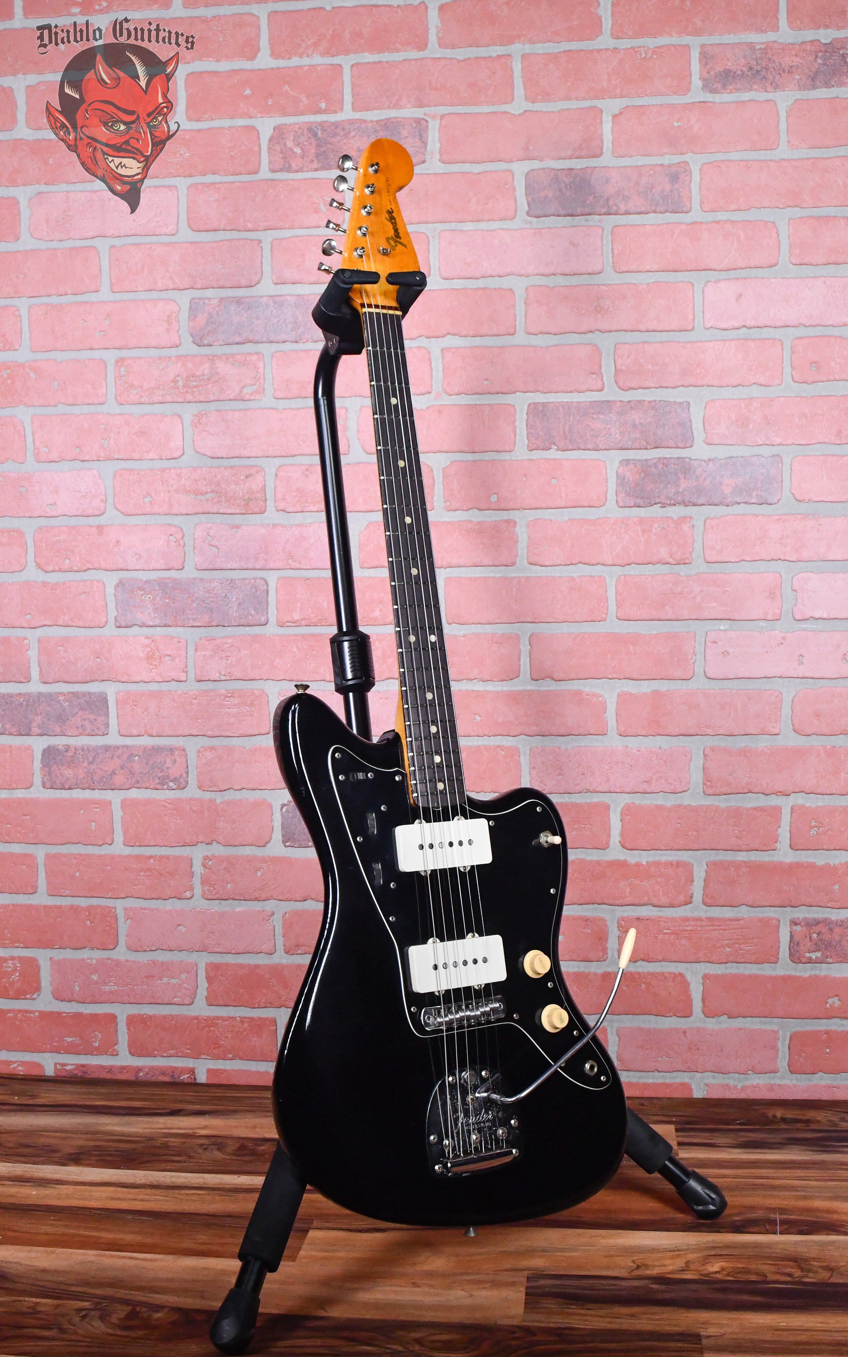 Fender Vintage Jazzmaster 1965 Black w/Hardshell Case (Refin)