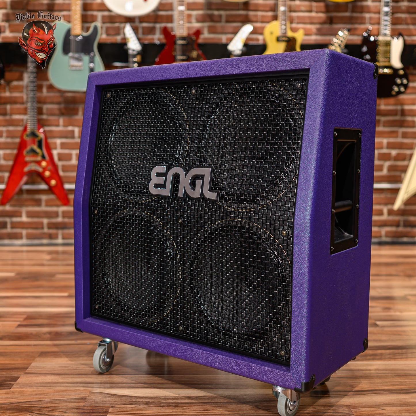 ENGL Custom Shop E412VSB Slanted Cabinet Purple Bronco