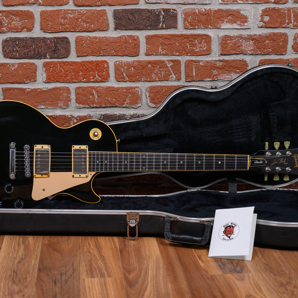 Gibson Les Paul Studio Standard Ebony 1986 w/Hard Shell Case