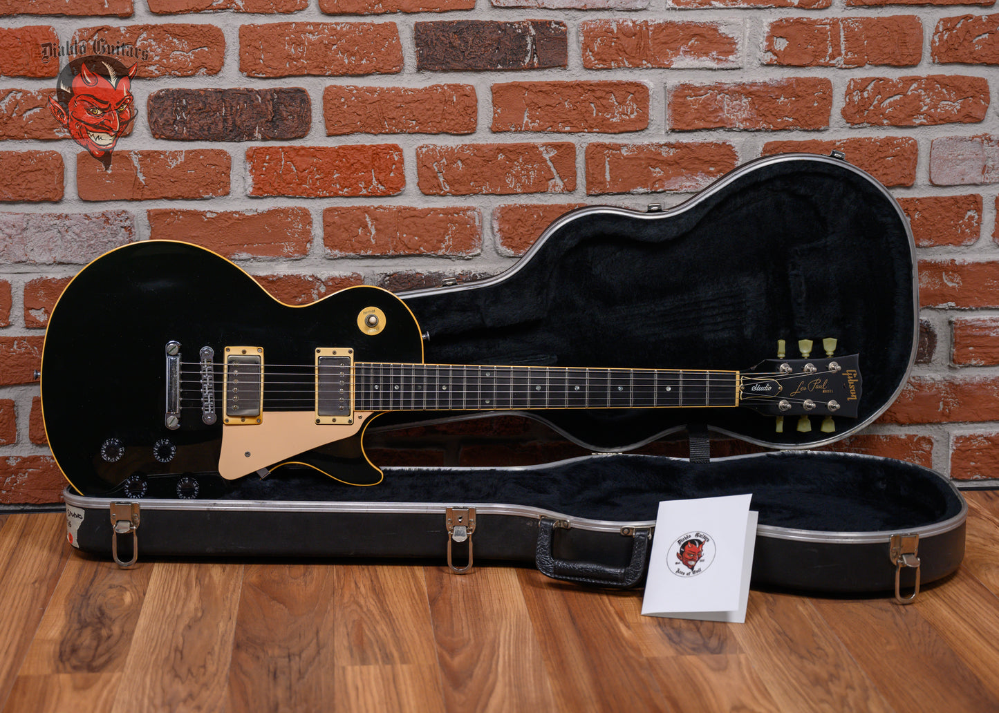 Gibson Les Paul Studio Standard Ebony 1986 w/Hard Shell Case