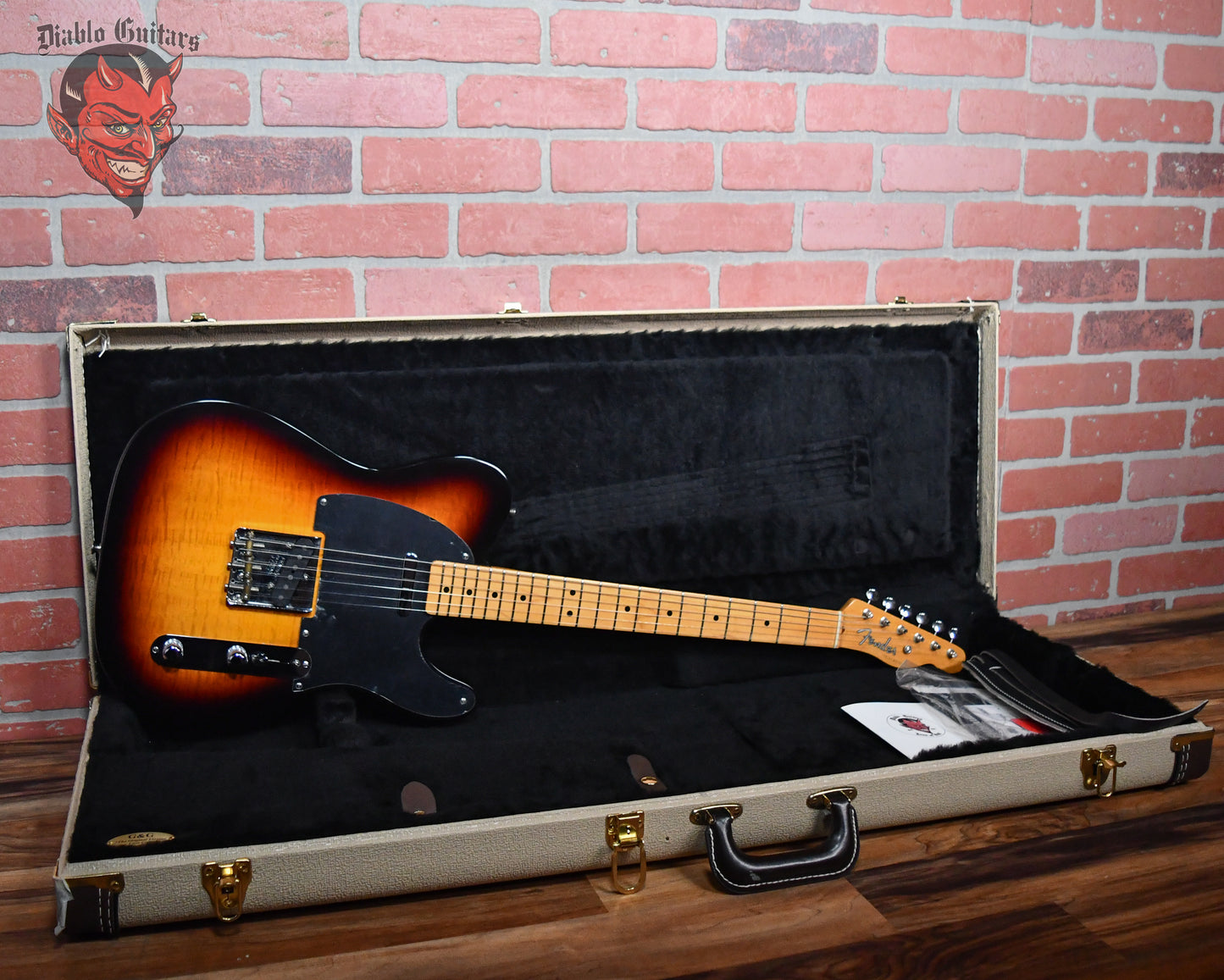 Fender 1952 Reissue Designer Edition Flame Maple Top&Back Antique Sunburst 2000 1 of 125 w/OHSC