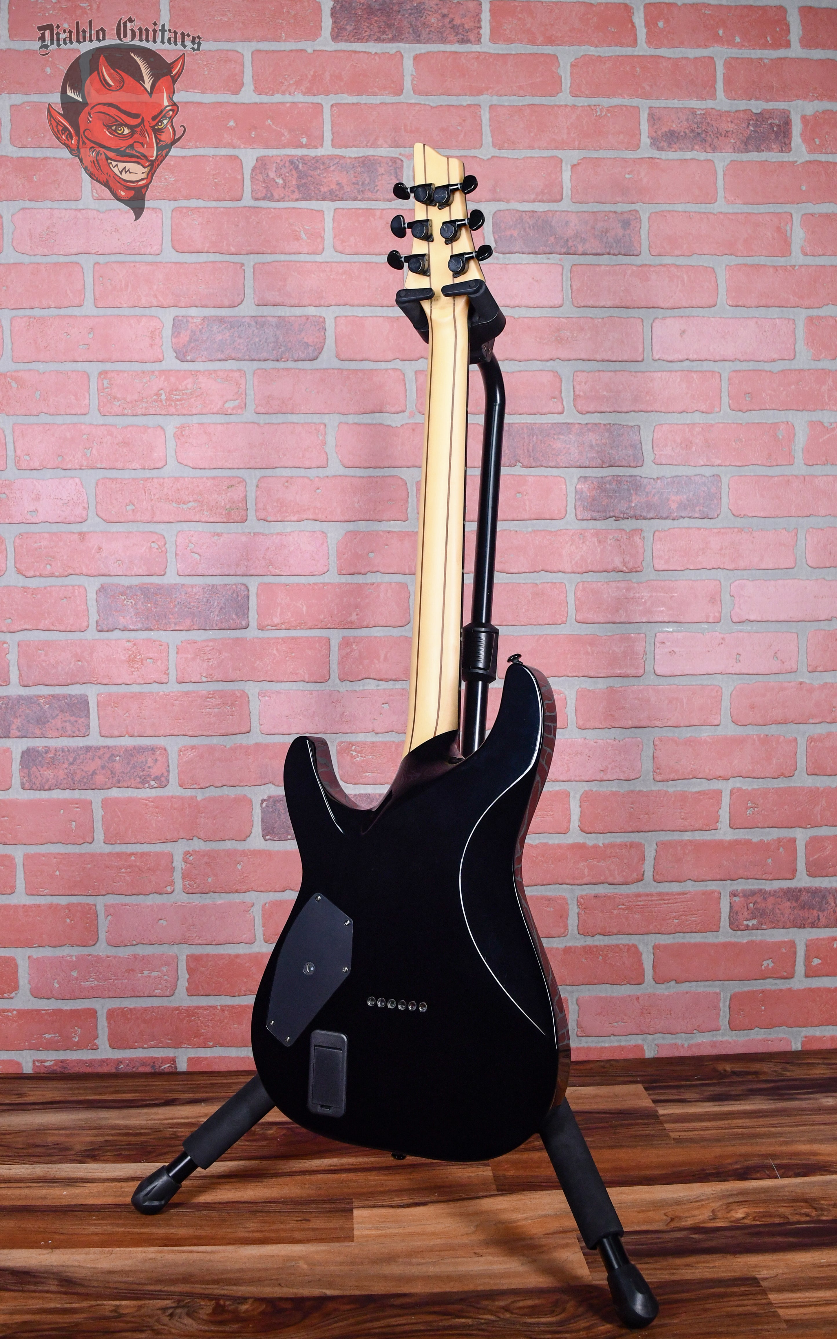 Schecter Jeff Loomis Signature JL-6 Hard Tail Black 2014 w/OHSC (Built For Jeff Loomis)