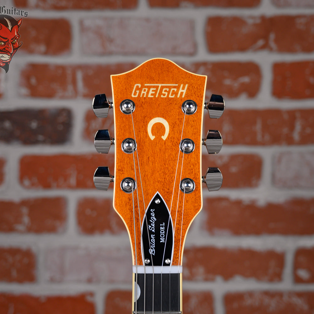 
                      
                        Gretsch G6120T-BSNV Brian Setzer Signature Nashville Hollow Body ‘59 Smoke with Bigsby Satin Orange Smoke 2025 w/OHSC
                      
                    
