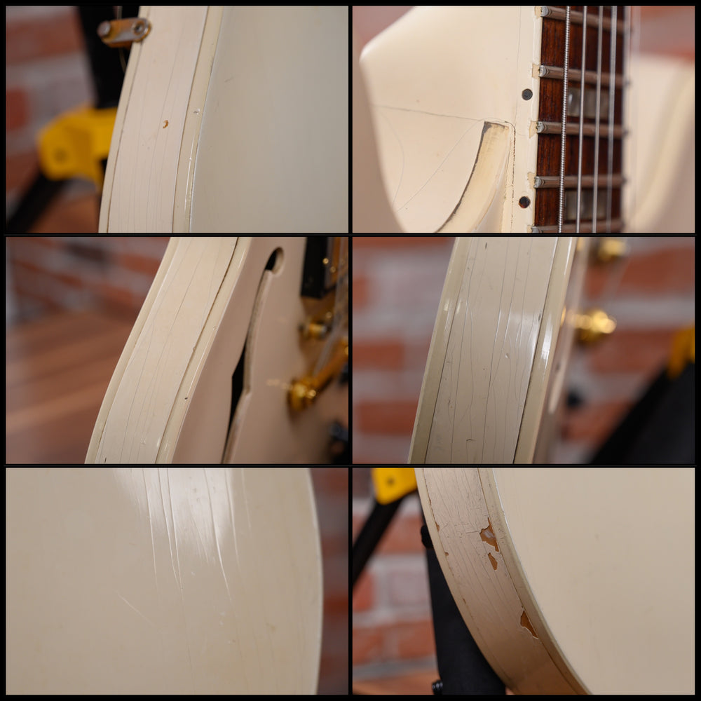 
                      
                        Gibson Custom Order One Off ES-335 Factory Alpine White 1968 w/OHSC
                      
                    