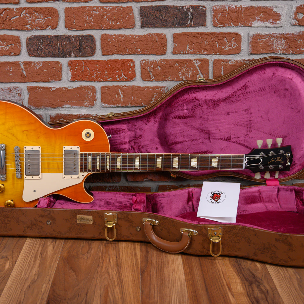 Gibson Custom Shop 60th Anniversary 1960 Les Paul Standard V2 VOS Flame Maple Top Tomato Soup Burst 2020 w/OHSC
