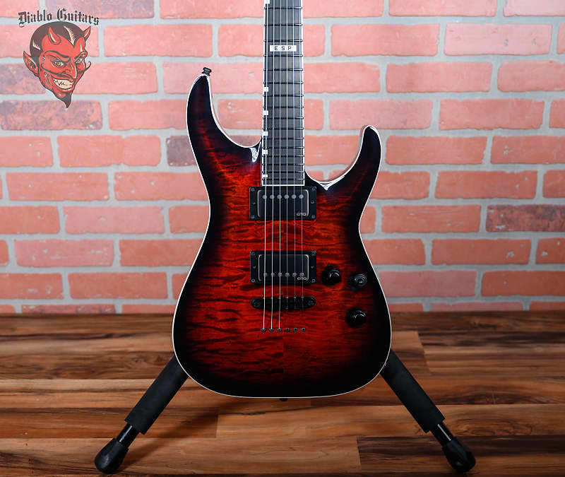 ESP E-II Horizon NT-II See-Thru Black Cherry Sunburst 2024 w/OHSC