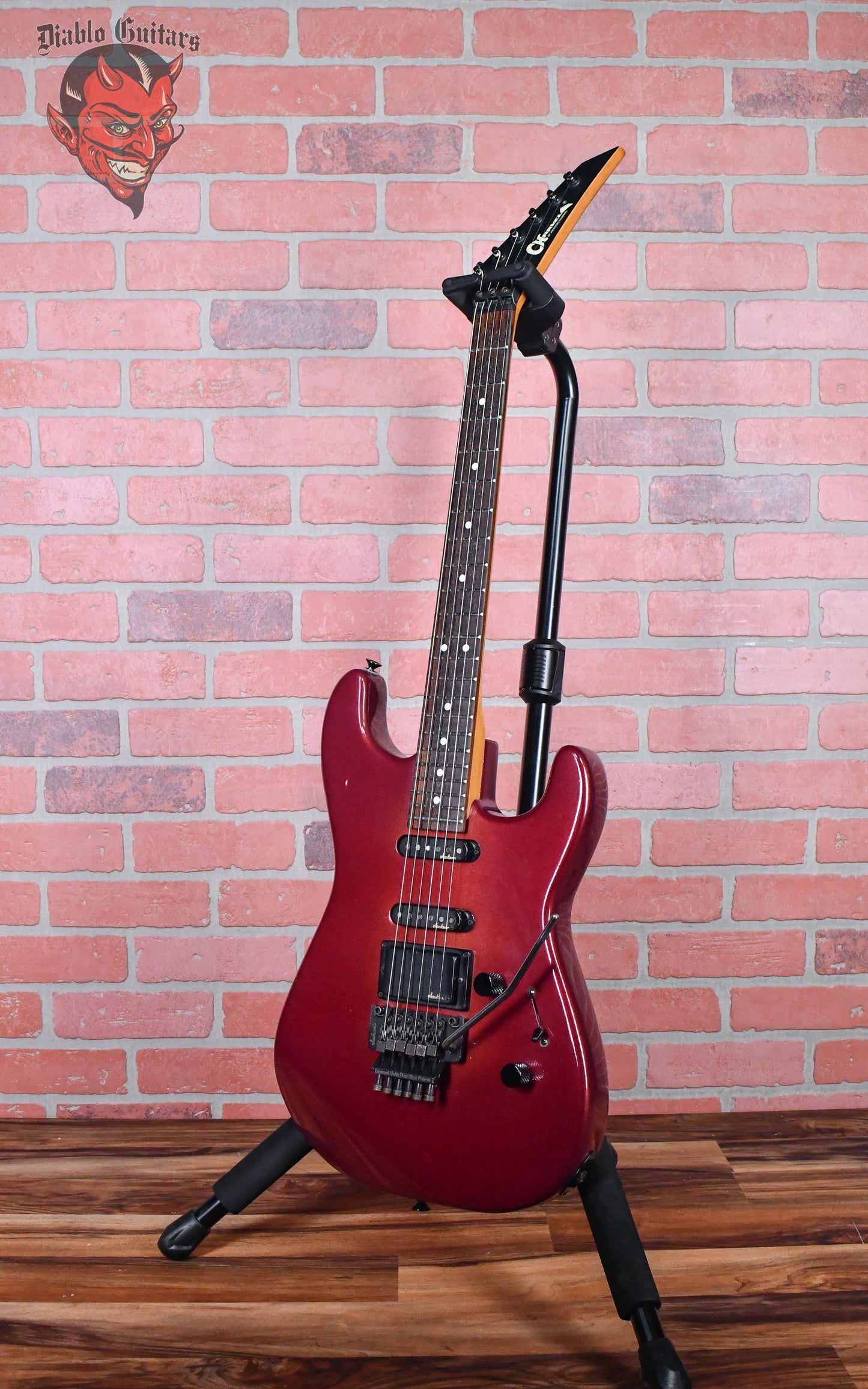 Charvel Model 3 HSS with Rosewood Fretboard Burgundy Mist 1988 w/OHSC