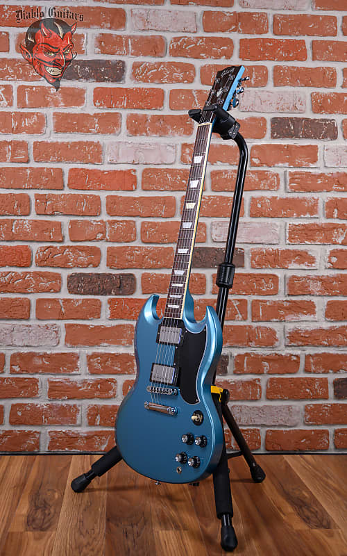 
                      
                        Gibson Limited Edition SG Standard Pelham Blue 2019 w/OHSC
                      
                    