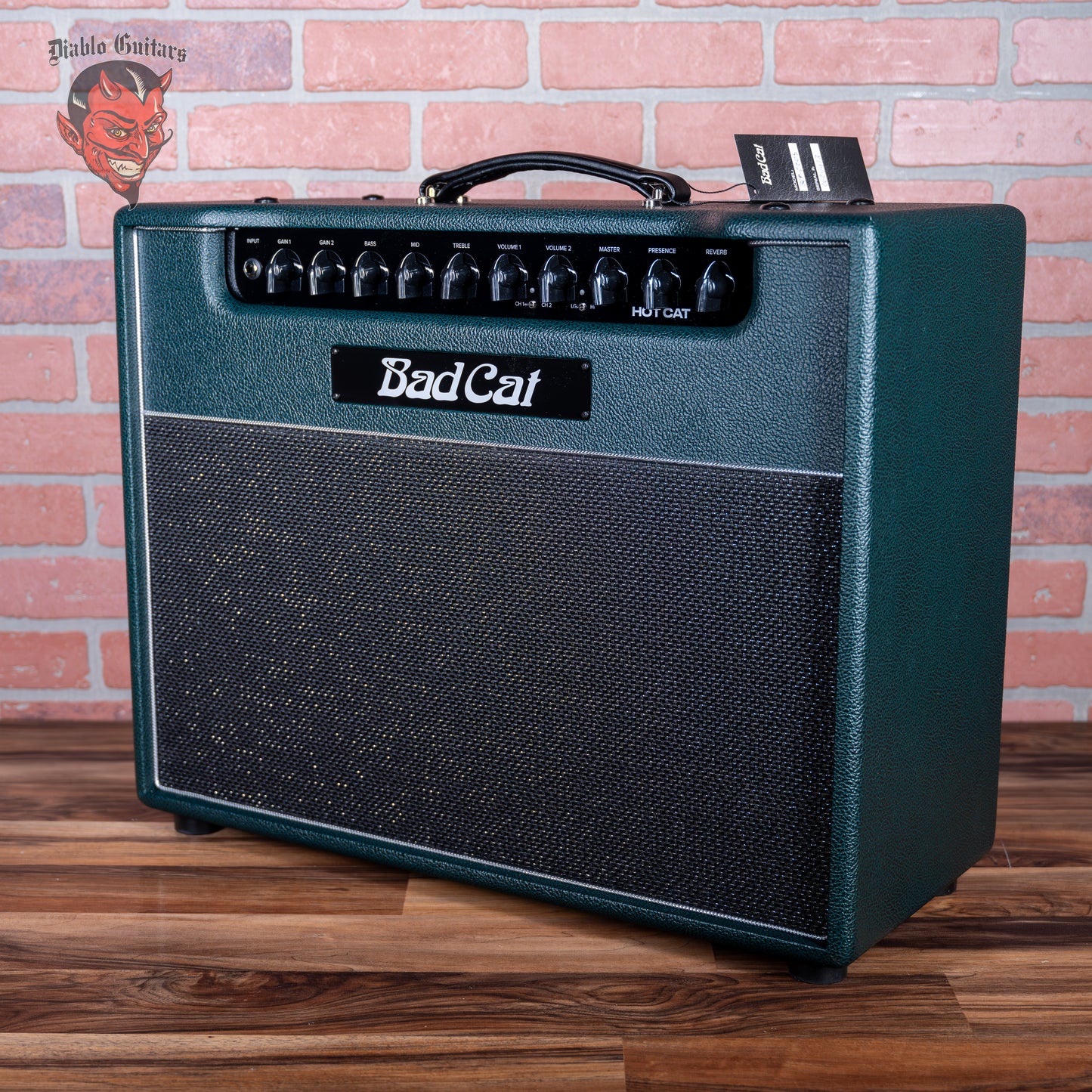 Bad Cat Custom Hot Cat Handwired Series 2-Channel 45-Watt 1x12" Combo 2024 - British Racing Green