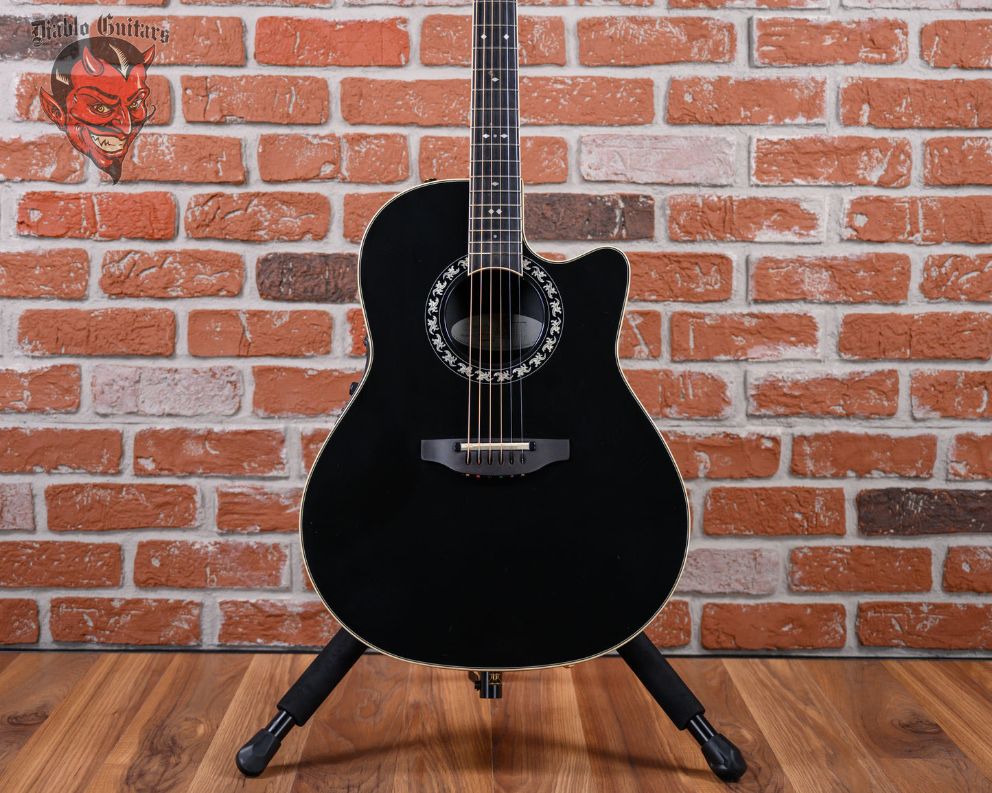 Ovation 1777 Lx Legend LX Black 2004 w/OHSC (Owned By Dave Mustaine)