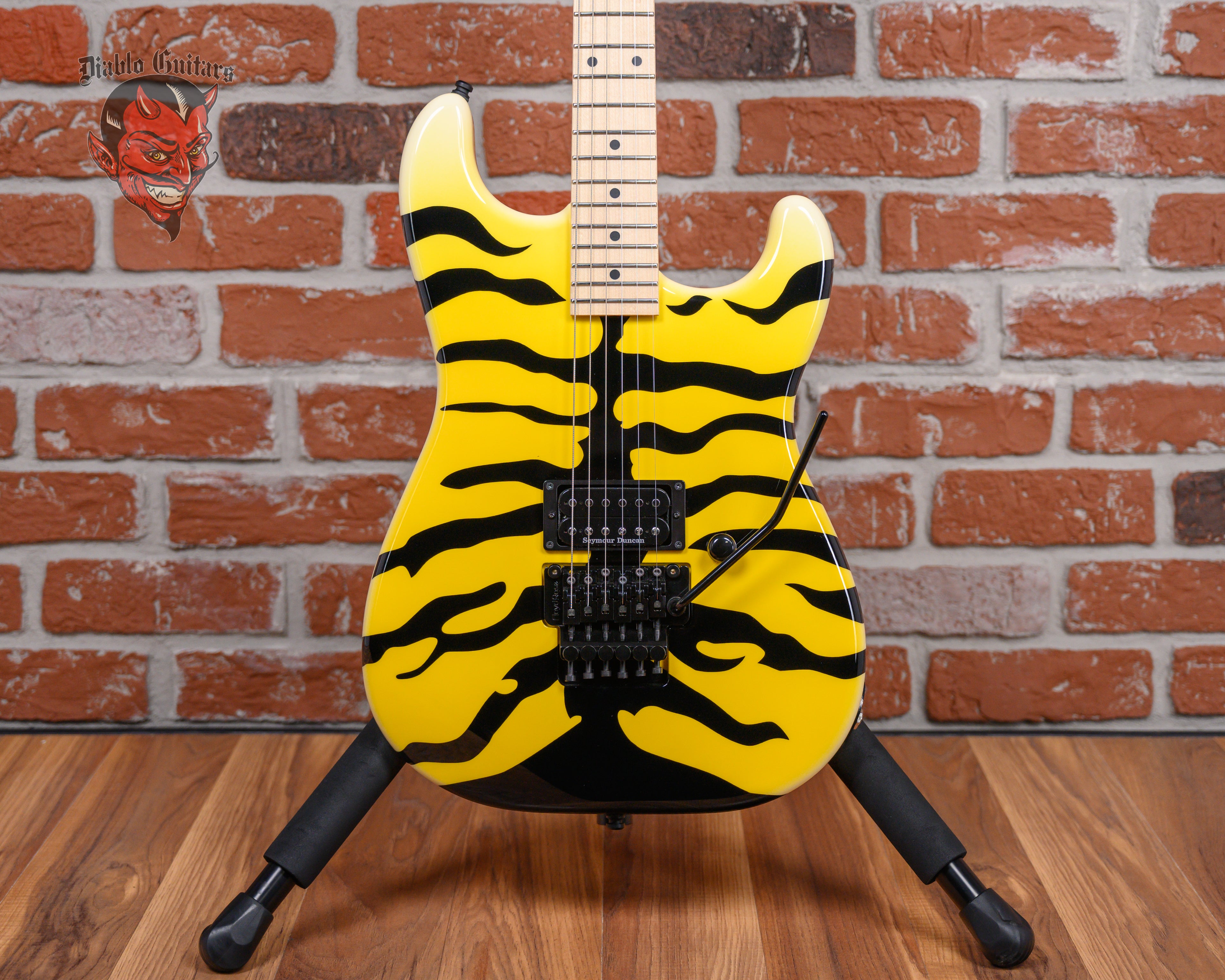 ESP Signature Series George Lynch M-1 Tiger Yellow Bengal Tiger