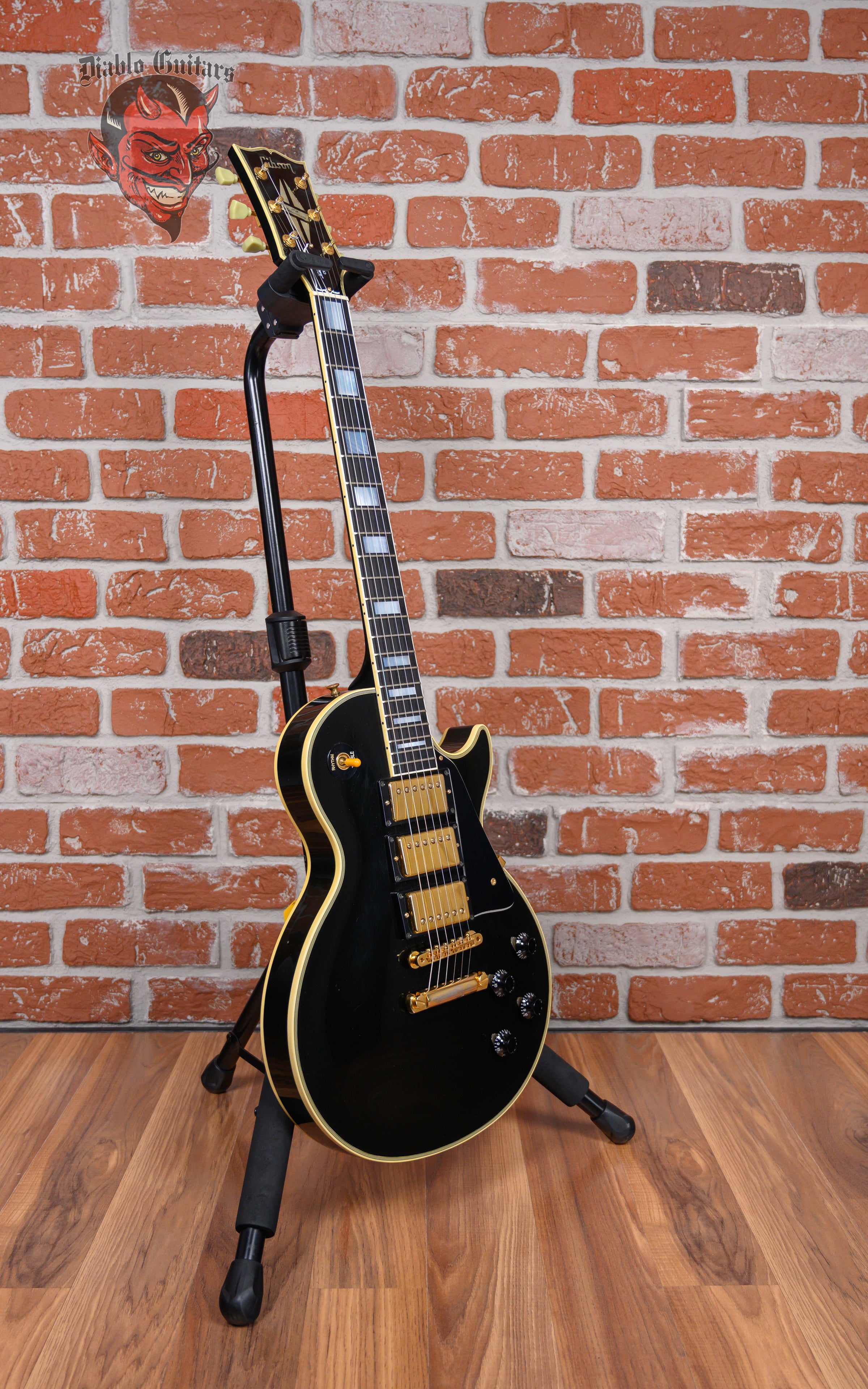 Gibson Les Paul Custom Three Pickup 35th Anniversary Ebony 1989 w