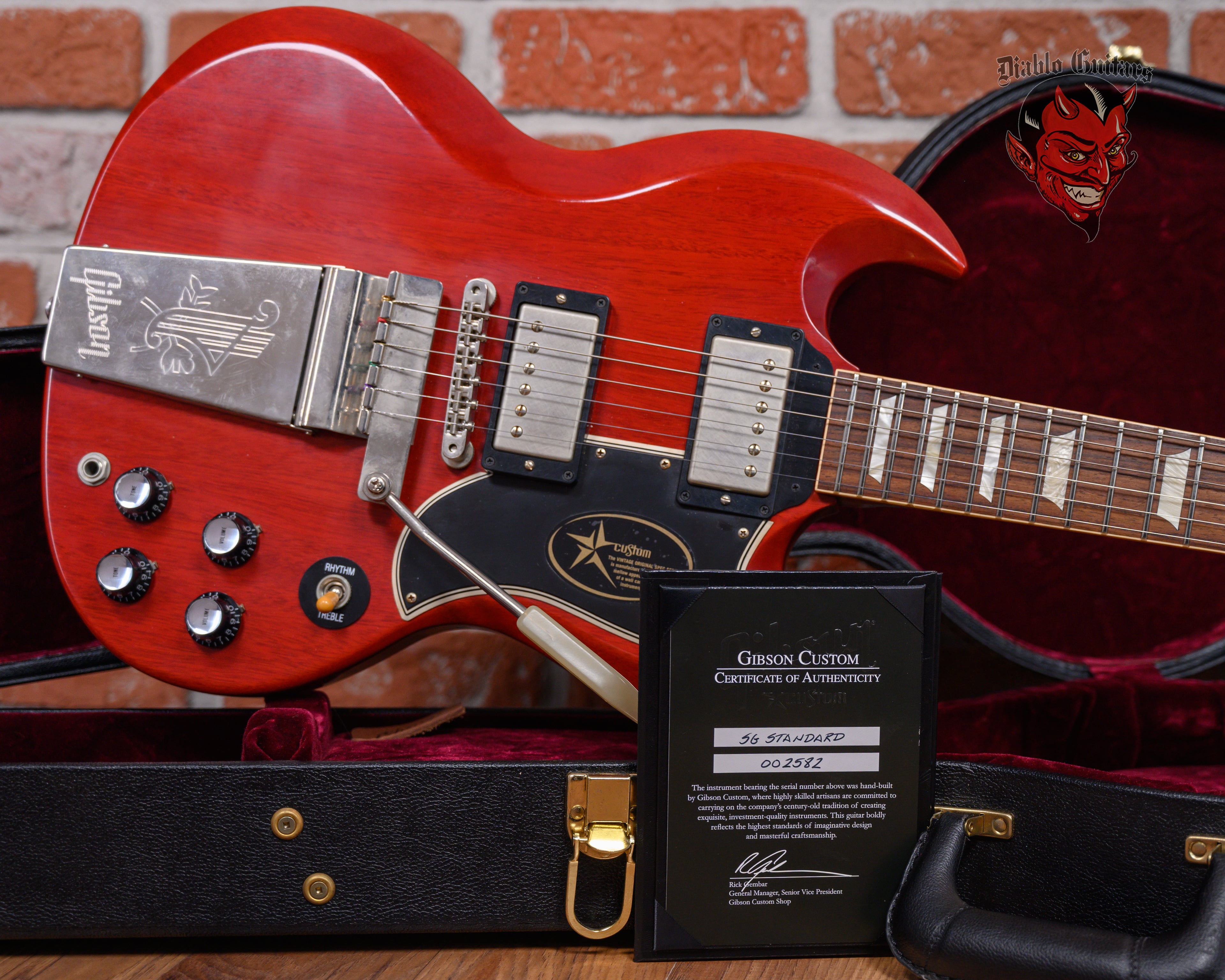 Gibson Custom Shop 1961 Les Paul SG Standard Reissue Faded Cherry