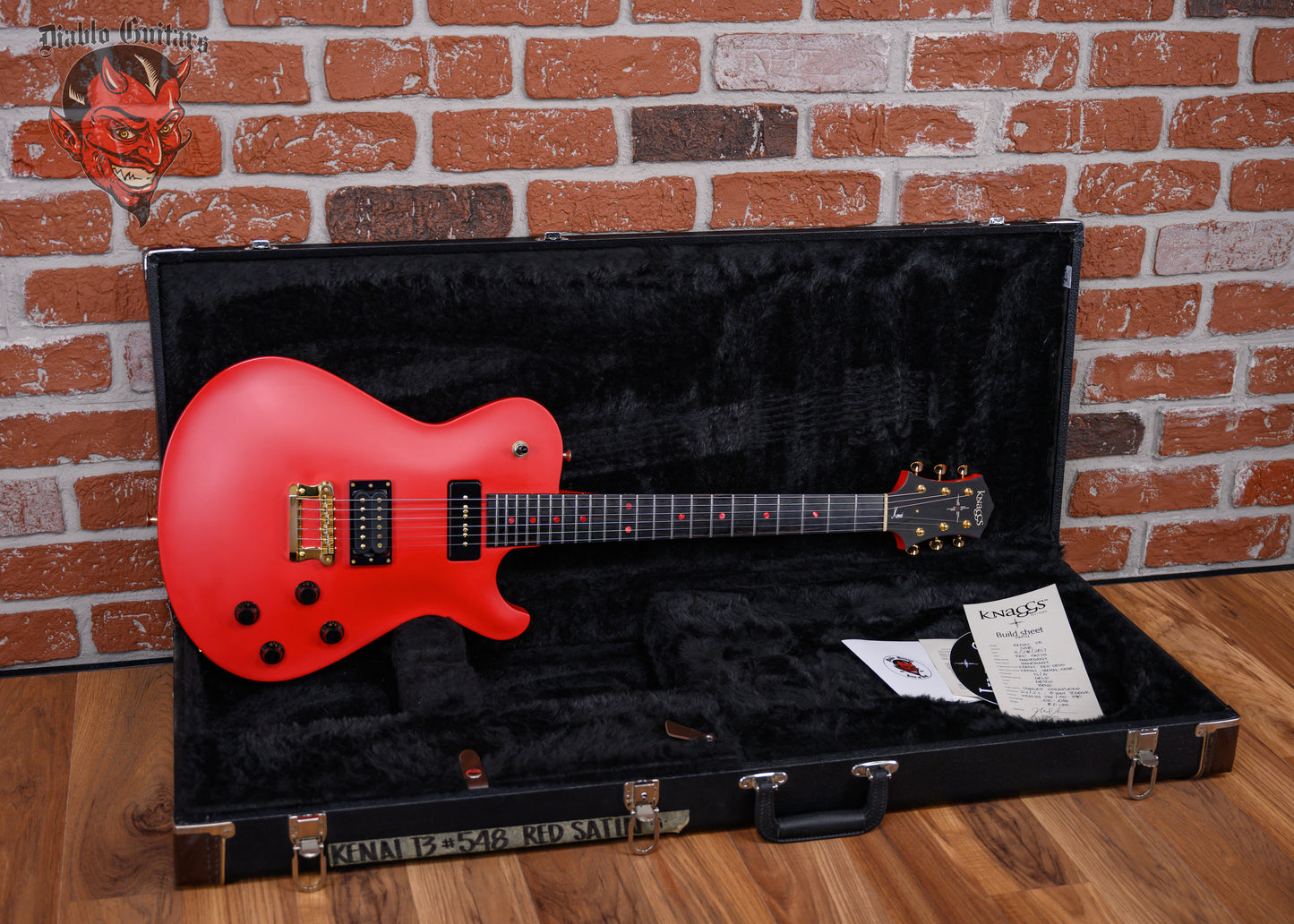 Knaggs Kenai T3 Red Satin 2017 Namm w/OHSC