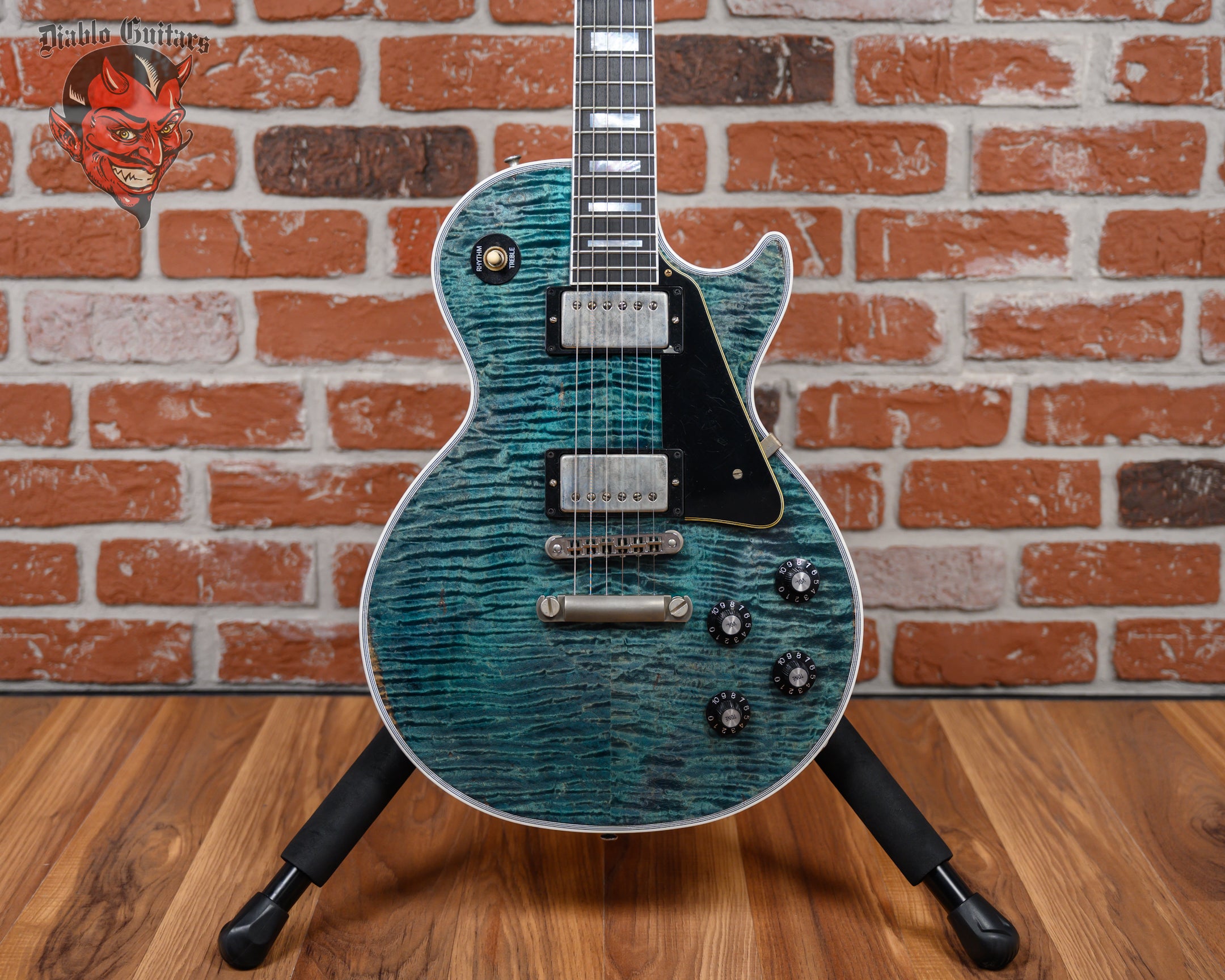 Gibson Custom Shop Les Paul Custom AAAA Flame Maple Top Murphy Lab
