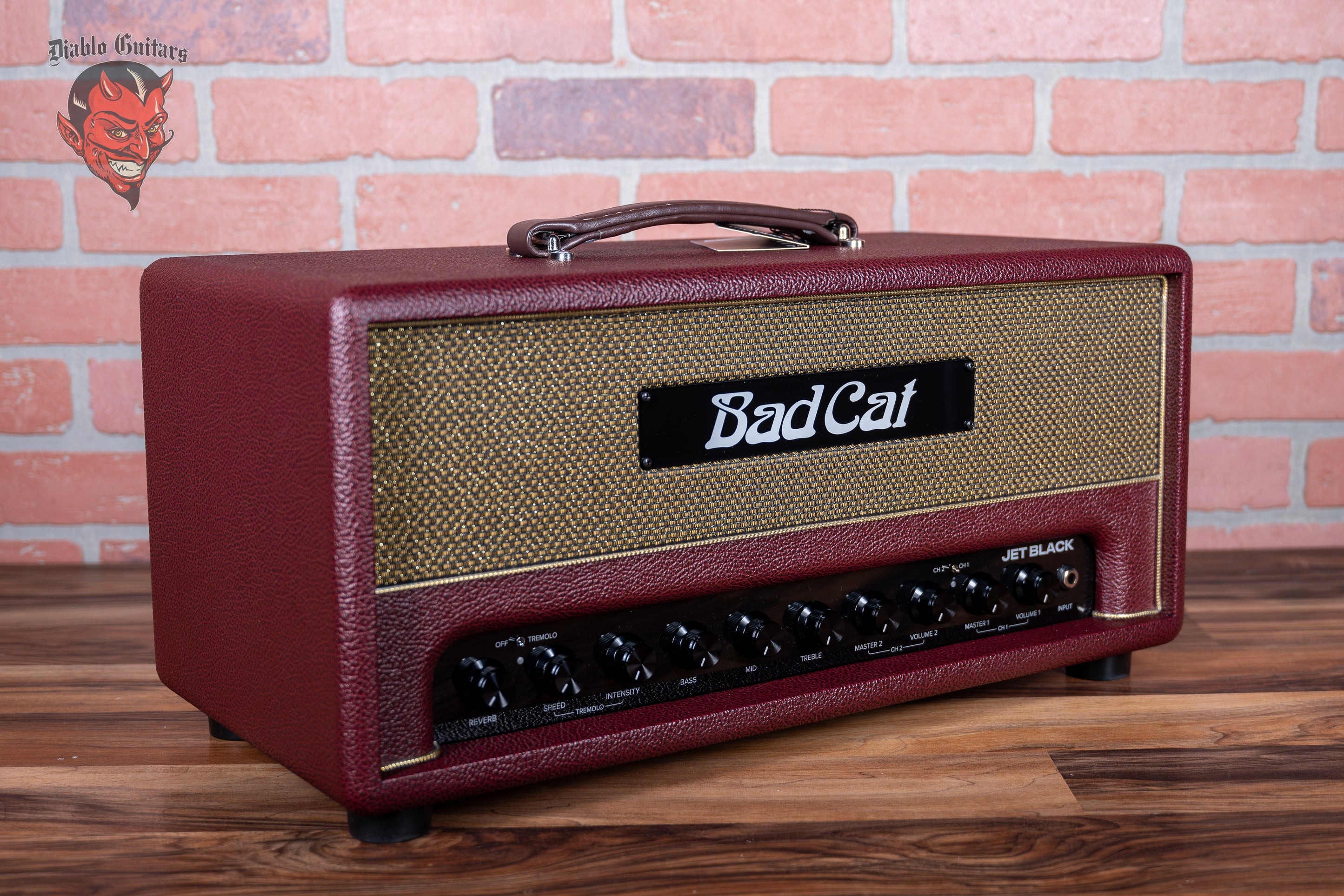 Bad Cat Custom Jet Black 2-Channel 38-Watt Amp Head 2024 - Chianti Bronco