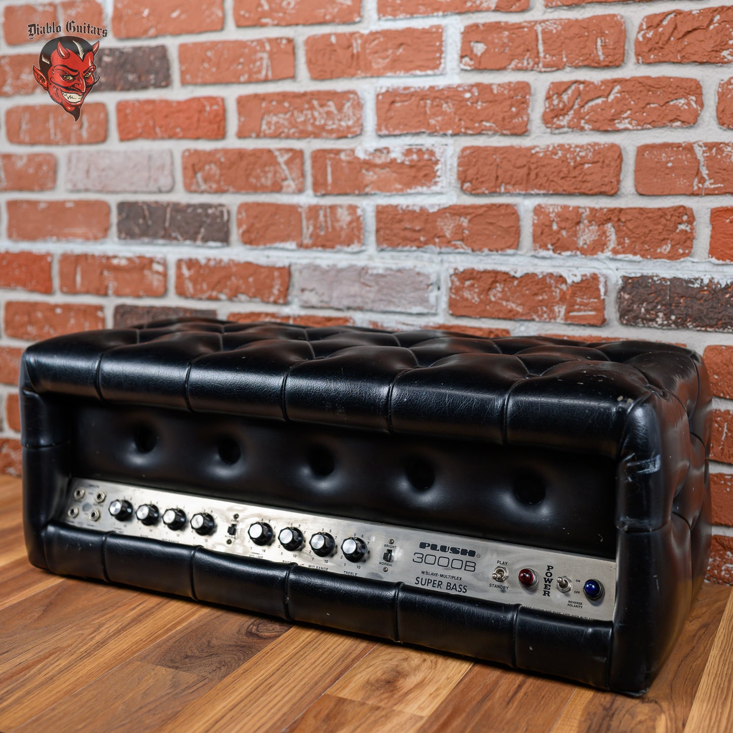 Plush 3000B Guitar / Bass Head 1970's Black