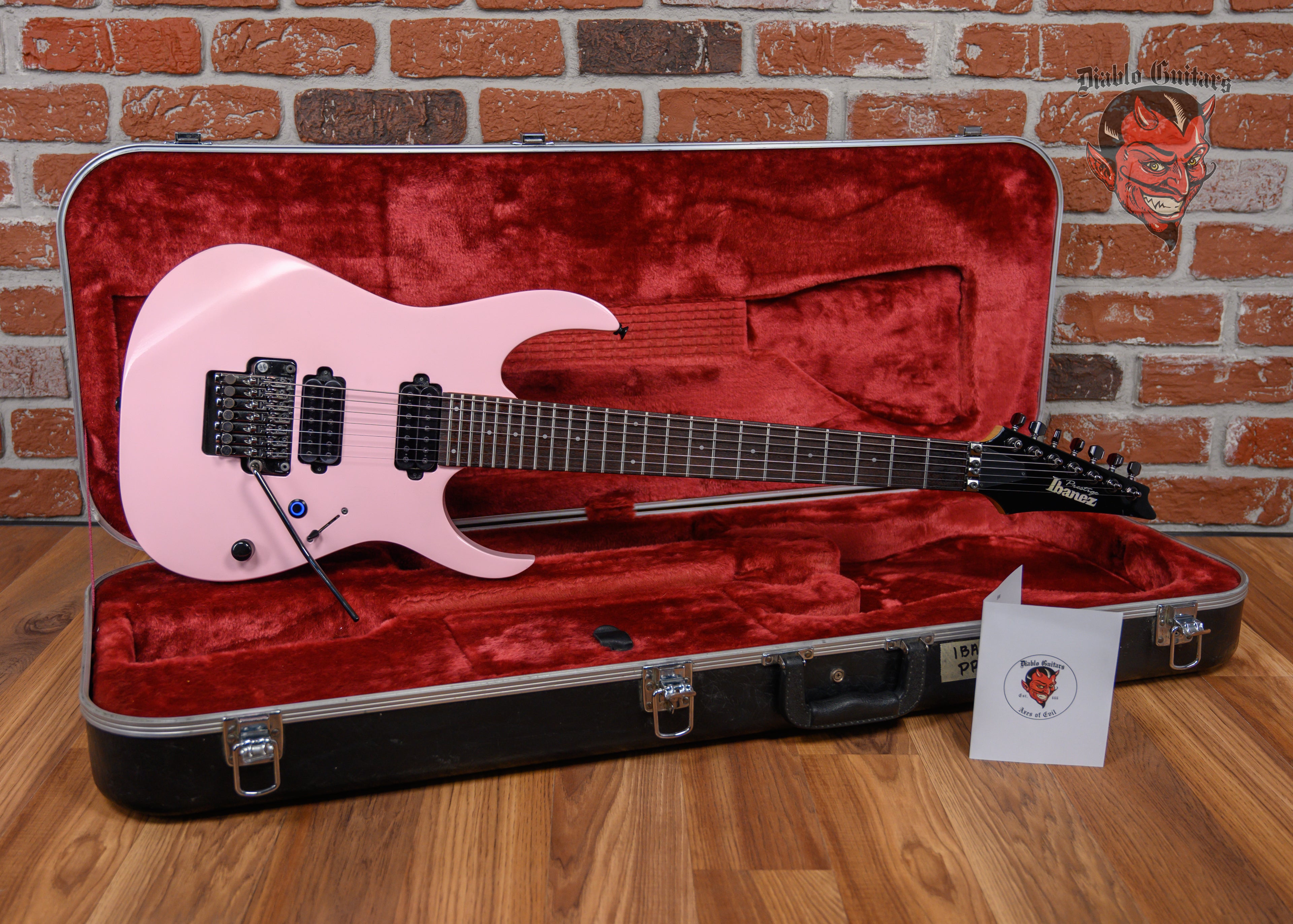 Ibanez RG1527Z Prestige Shell Pink 2010 w/OHSC – Diablo Guitars