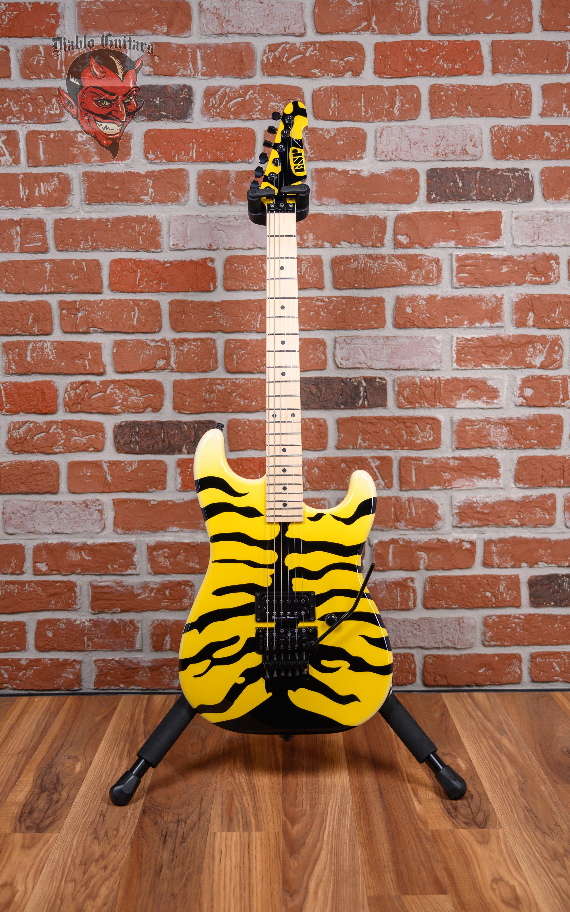 ESP Signature Series George Lynch M-1 Tiger Yellow Bengal Tiger