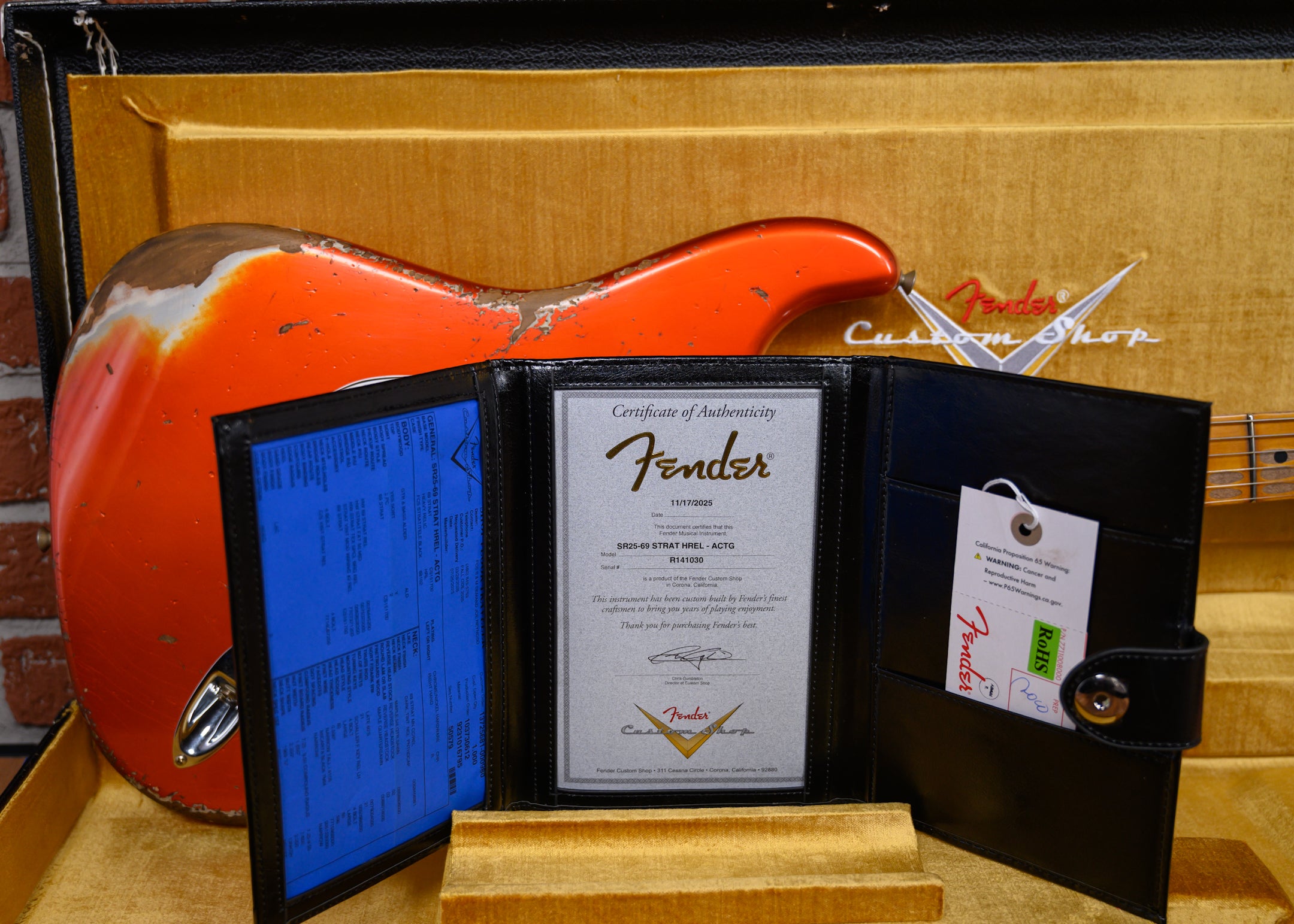 Stratocaster relic オーダー参考 Fender Custom Shop Limited Edition Hotshot Stratocaster Heavy
