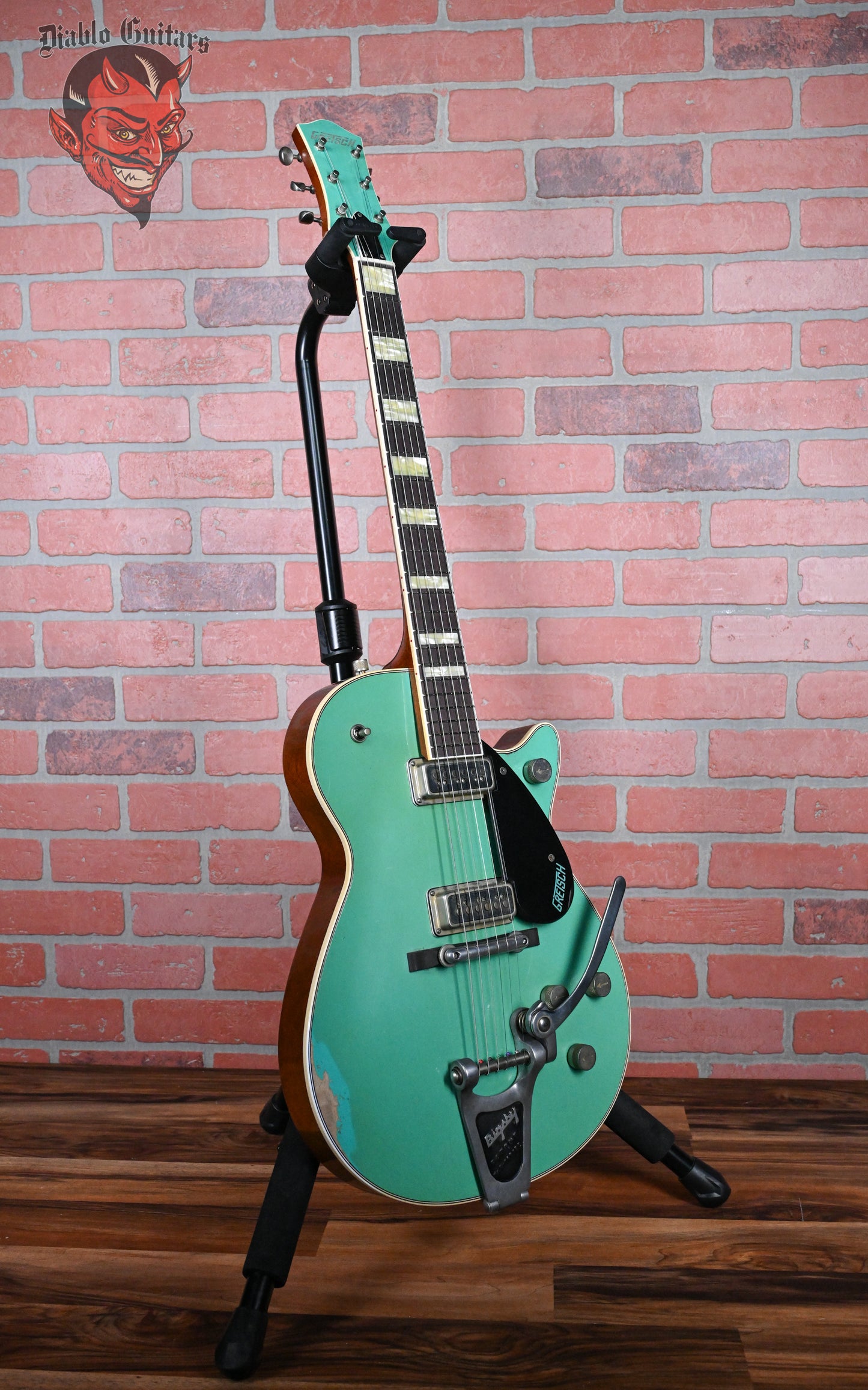 Gretsch USA Custom Shop G6128-55 ‘55 Duo Jet Master Built by Gonzalo Madrigal Surf Green Heavy Relic 2024 w/OHSC