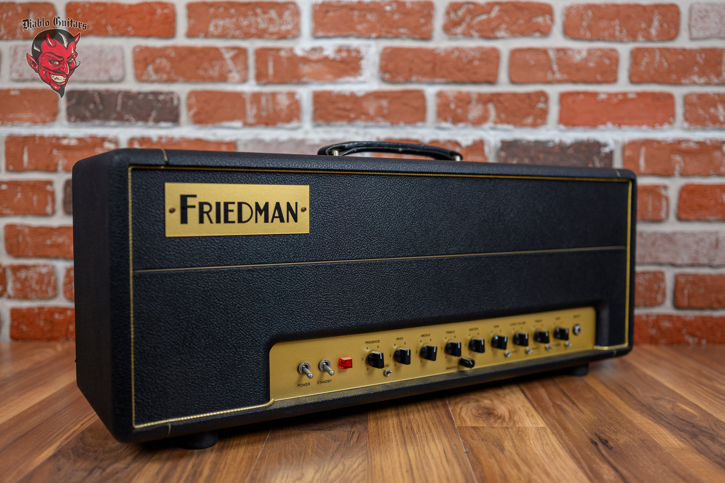 Friedman BE-100 Brown Eye 2-Channel 100-Watt Guitar Amp Head 2014 Black