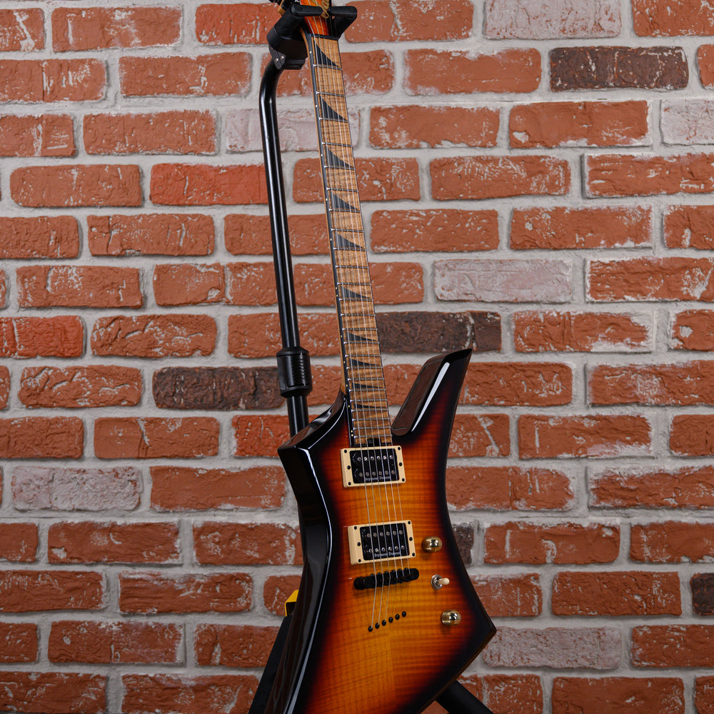 
                      
                        Jackson USA Custom Shop Limited Edition KE2H Roasted TOM Kelly Flame Maple Top in 3-Tone Sunburst 2025 w/OHSC
                      
                    