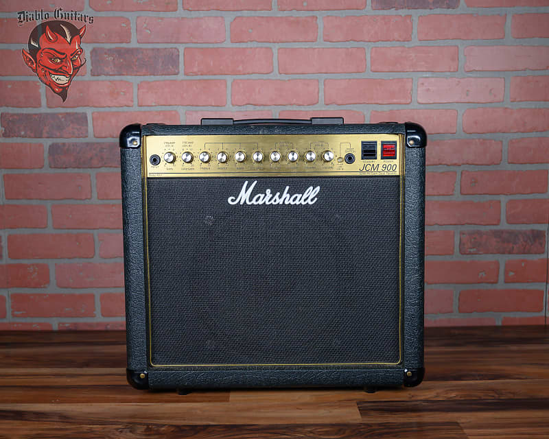 Marshall JCM 900 4501 50Watt Hi Gain Dual Reverb 1x12 Combo Black 1991