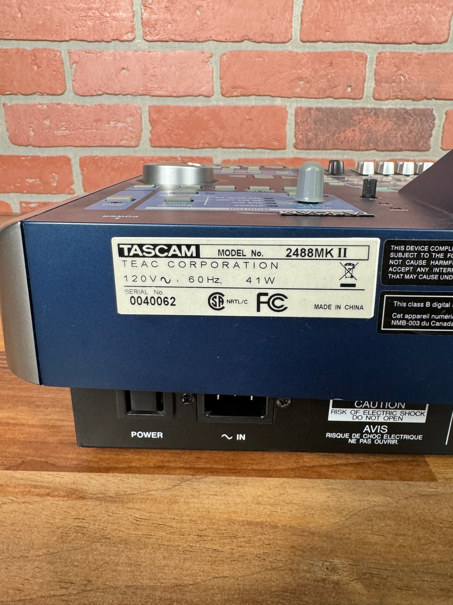 TASCAM Portastudio 488 MKII 8-Track Cassette Recorder 1990s - Gray