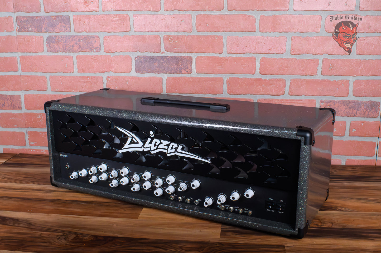 Diezel Hagen 4-Channel 100-Watt Guitar Amp Head - Grey Sparkle