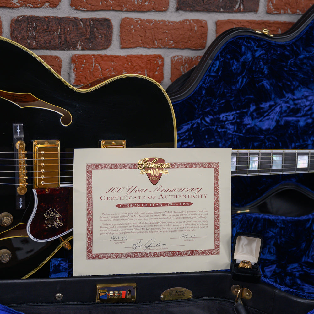 
                      
                        Gibson Centennial Series 100th Anniversary L5 Ebony 1994 w/OHSC
                      
                    