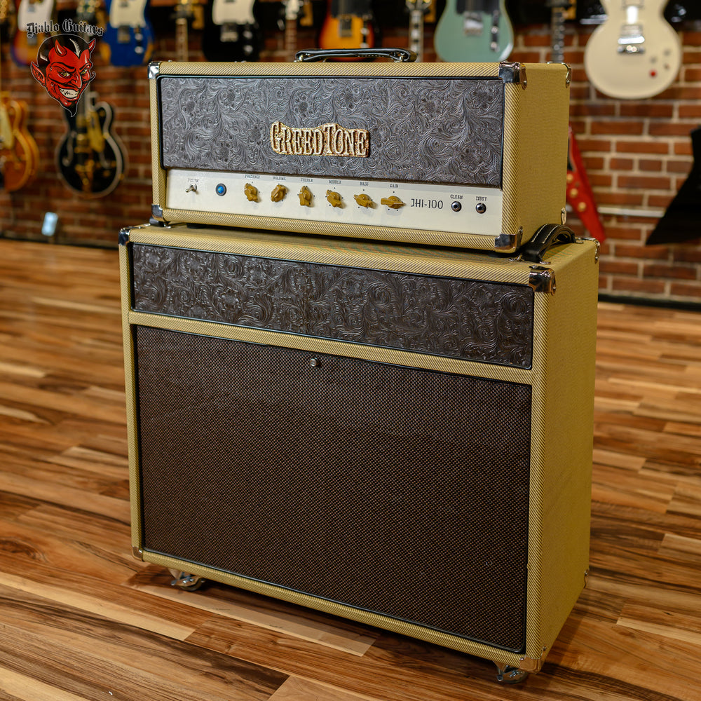 Greedtone JHI-100 100W Amp Head and Matching 2 x 12