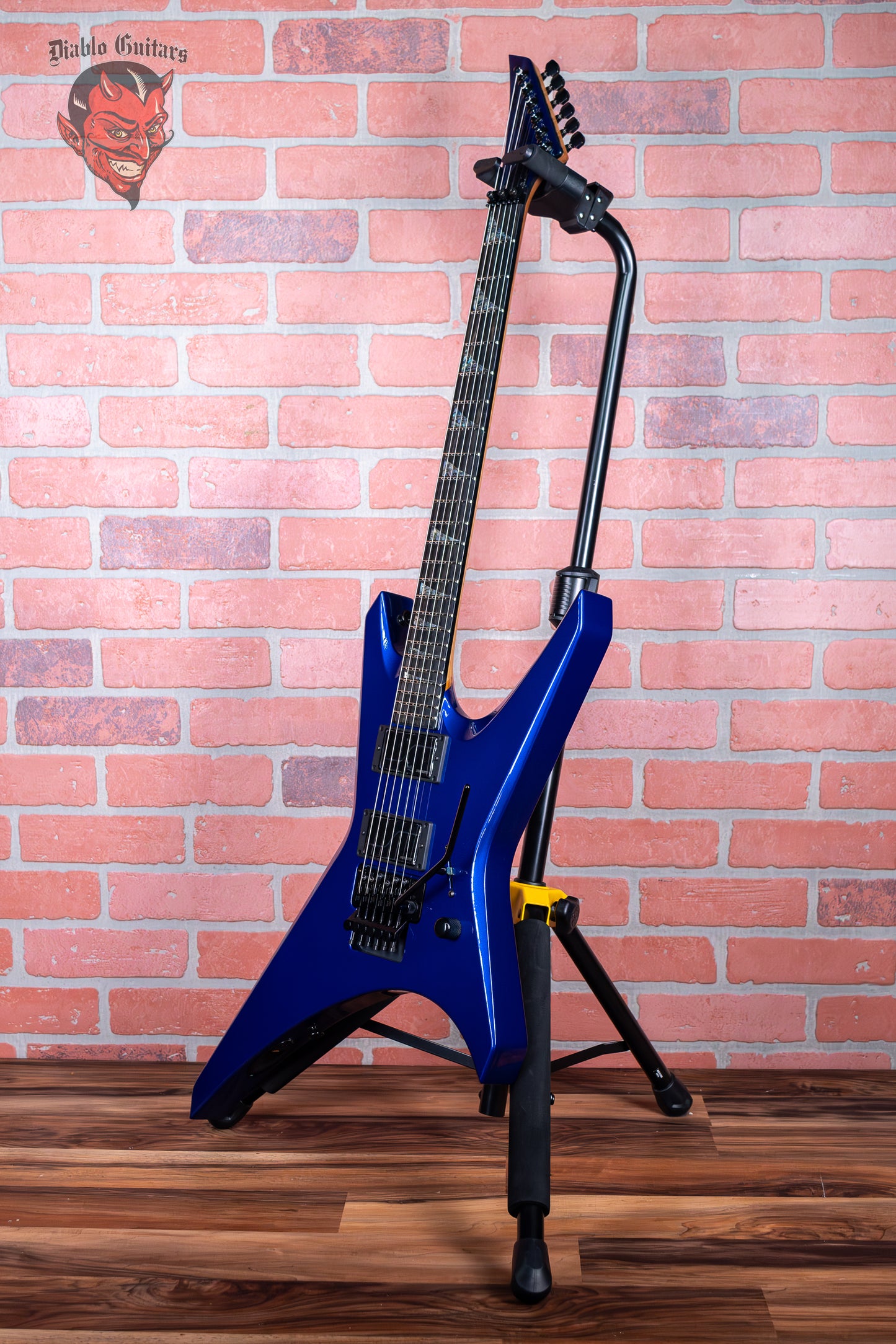 Jackson Custom Shop Special Edition Warrior WR2H FR 2024 Cobalt Blue Floyd Rose w/ OHSC COA