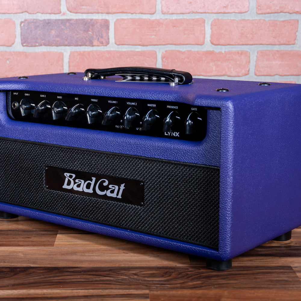 
                      
                        Bad Cat Custom Lynx Handwired Series 2-Channel 50-Watt Amp Head 2024 - Purple Bronco
                      
                    