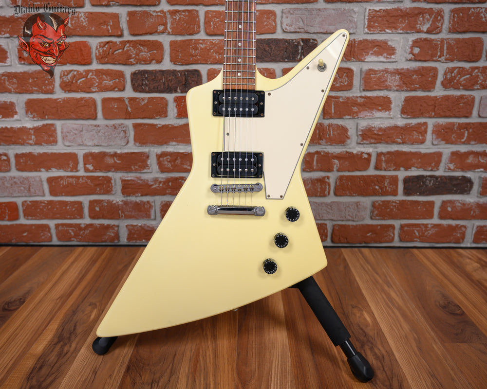 Gibson '76 Reissue Explorer Classic White 1990 w/OHSC