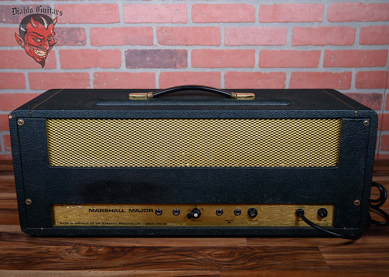 
                      
                        Marshall Major 200Watt Tube Amplifier Head Black Tolex 1970
                      
                    