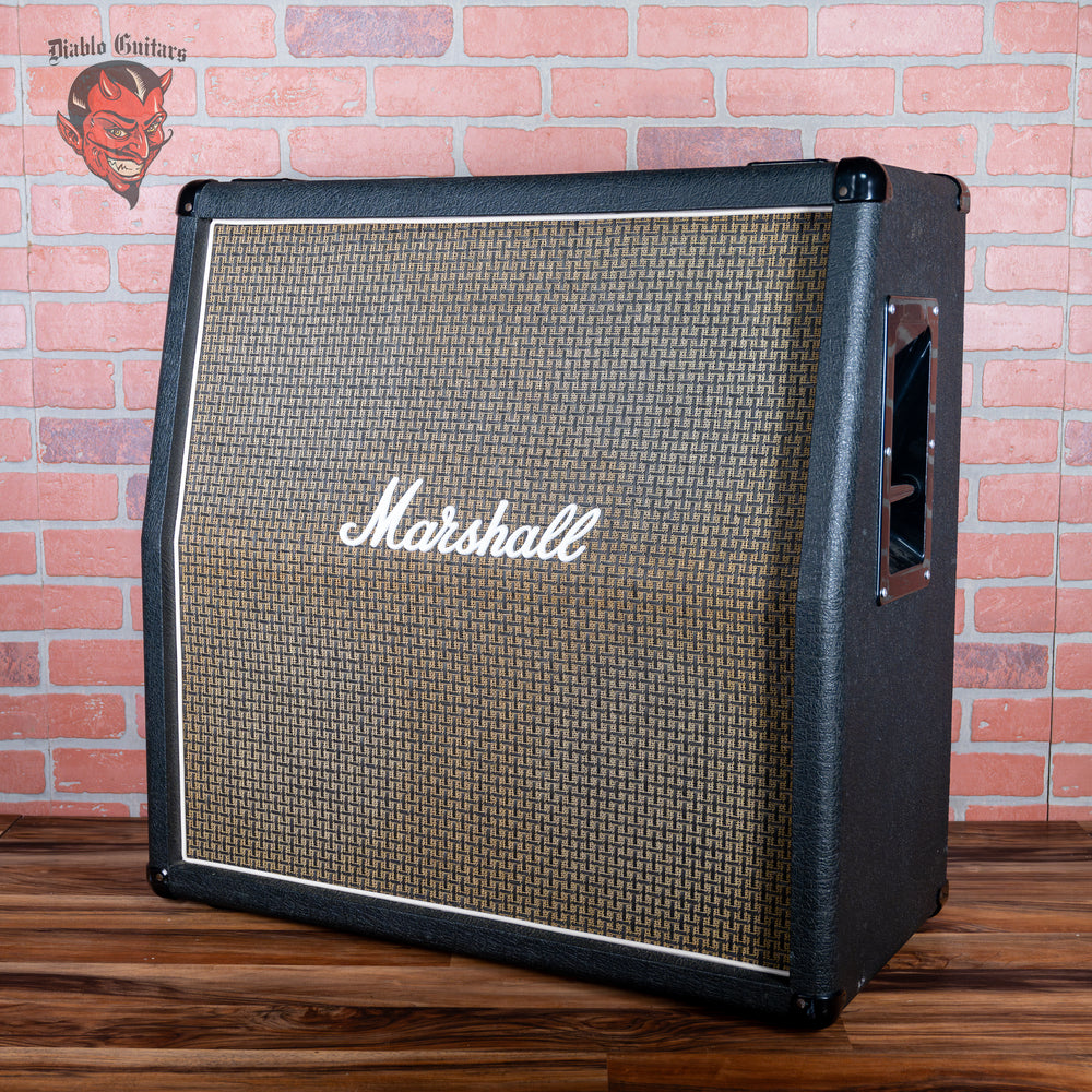 Marshall 1960A 4x12" Angled Cabinet 1979 Black w/ Checkerboard Grill