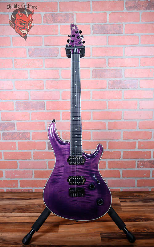 Mayones Regius Core 6 Flame Maple Top Trans Purple 2020 w/OHSC