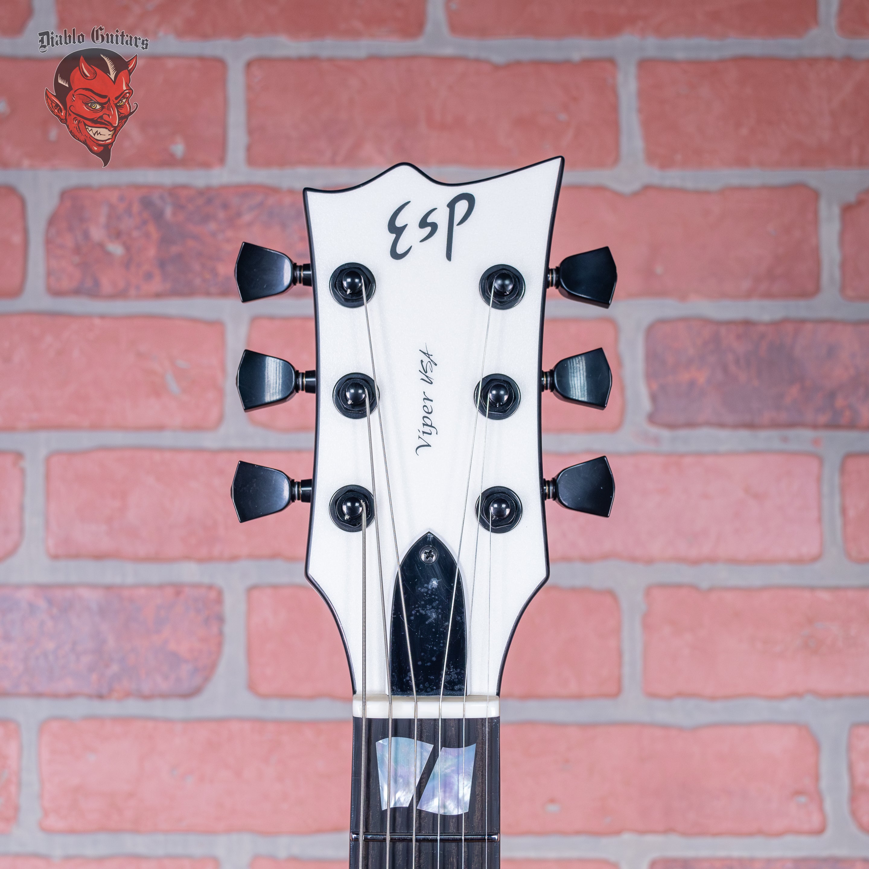 ESP USA Custom Shop Viper Pearl White 2024 w/ OHSC COA